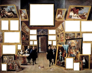 La galerie de tableaux de l_archiduc Leopold Guillaume à Bruxelles retouchée